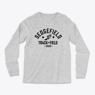 Sedgefield Middle School Track and Field Light Soft Long Sleeve T-Shirt