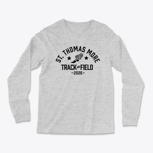 St. Thomas More Academy Track and Field Light Soft Long Sleeve T-Shirt