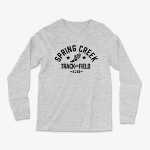 Spring Creek High School Track and Field Light Soft Long Sleeve T-Shirt