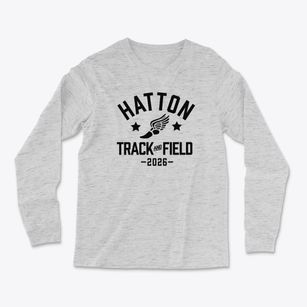 Hatton Elementary School Track and Field Light Soft Long Sleeve T-Shirt