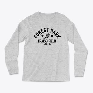 Forest Park Elementary School Track and Field Light Soft Long Sleeve T-Shirt