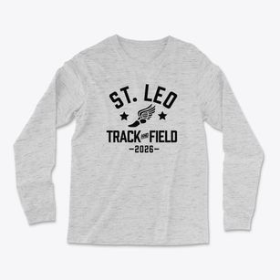 St. Leo Preschool Track and Field Light Soft Long Sleeve T-Shirt