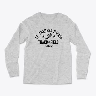 St Theresa Parish Track and Field Light Soft Long Sleeve T-Shirt