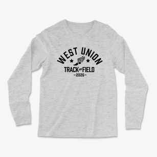 West Union High School Track and Field Light Soft Long Sleeve T-Shirt