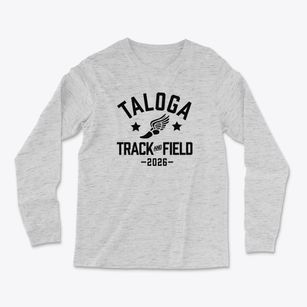 Taloga School Track and Field Light Soft Long Sleeve T-Shirt
