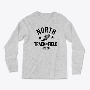 North Intermediate High School Track and Field Light Soft Long Sleeve T-Shirt