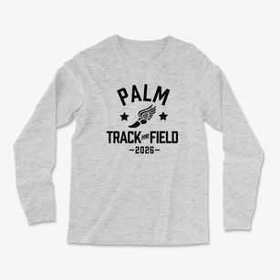 Palm Middle School Track and Field Light Soft Long Sleeve T-Shirt