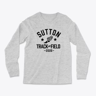 Sutton Elementary School Track and Field Light Soft Long Sleeve T-Shirt