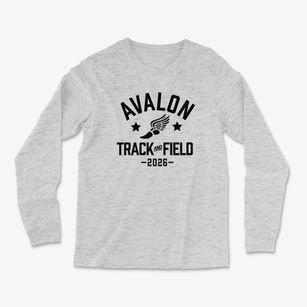 Avalon Elementary School Track and Field Light Soft Long Sleeve T-Shirt