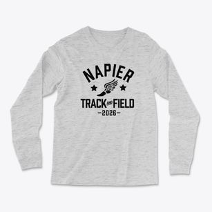 Napier Elementary Enhanced Option School Track and Field Light Soft Long Sleeve T-Shirt