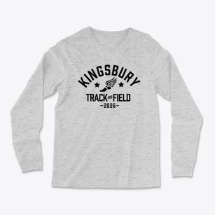 Kingsbury Elementary School Track and Field Light Soft Long Sleeve T-Shirt
