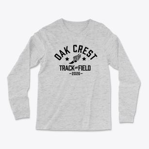Oak Crest Intermediate School Track and Field Light Soft Long Sleeve T-Shirt
