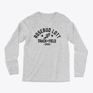 Rosebud Lott High School Track and Field Light Soft Long Sleeve T-Shirt