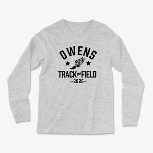 Owens Primary School Track and Field Light Soft Long Sleeve T-Shirt