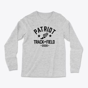Patriot Elementary School Track and Field Light Soft Long Sleeve T-Shirt
