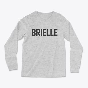 Brielle New Jersey Classic Block Light Soft Long Sleeve T-Shirt