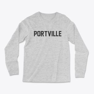 Portville New York Classic Block Light Soft Long Sleeve T-Shirt