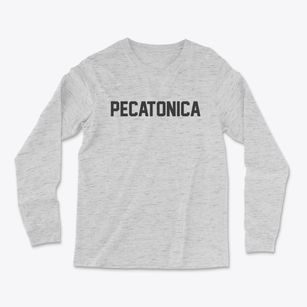 Pecatonica Illinois Classic Block Light Soft Long Sleeve T-Shirt