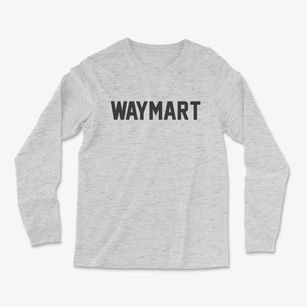 Waymart Pennsylvania Classic Block Light Soft Long Sleeve T-Shirt