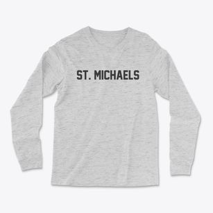 St. Michaels Maryland Classic Block Light Soft Long Sleeve T-Shirt