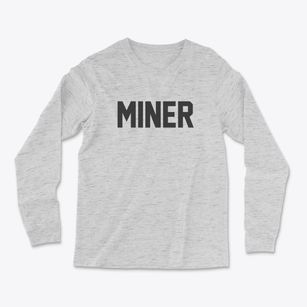 Miner Missouri Classic Block Light Soft Long Sleeve T-Shirt