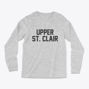 Upper St. Clair Pennsylvania Classic Block Light Soft Long Sleeve T-Shirt