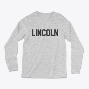 Lincoln Michigan Classic Block Light Soft Long Sleeve T-Shirt