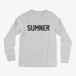 Sumner Mississippi Classic Block Light Soft Long Sleeve T-Shirt