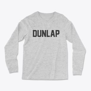 Dunlap Kansas Classic Block Light Soft Long Sleeve T-Shirt