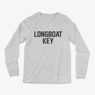 Longboat Key Florida Classic Block Light Soft Long Sleeve T-Shirt
