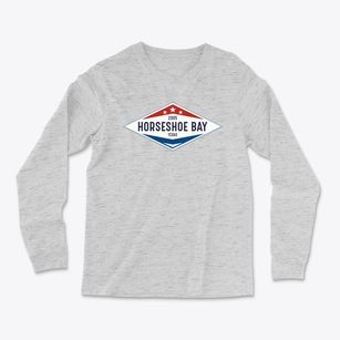 Horseshoe Bay Texas Diamond Star Light Soft Long Sleeve T-Shirt