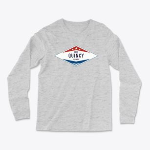 Quincy Illinois Diamond Star Light Soft Long Sleeve T-Shirt