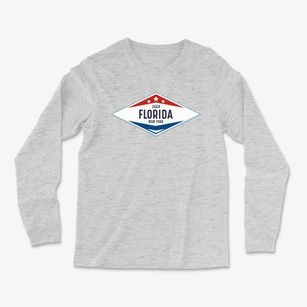 Florida New York Diamond Star Light Soft Long Sleeve T-Shirt