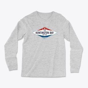 Huntington Bay New York Diamond Star Light Soft Long Sleeve T-Shirt