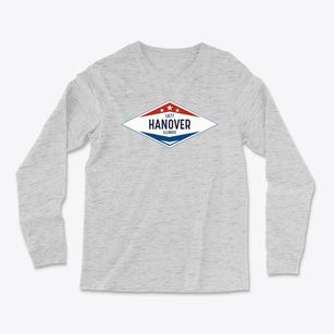 Hanover Illinois Diamond Star Light Soft Long Sleeve T-Shirt