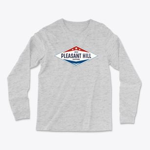 Pleasant Hill Louisiana Diamond Star Light Soft Long Sleeve T-Shirt
