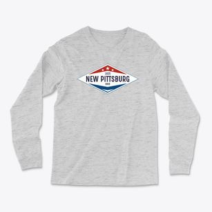 New Pittsburg Ohio Diamond Star Light Soft Long Sleeve T-Shirt
