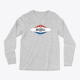 Merrill Maine Diamond Star Light Soft Long Sleeve T-Shirt