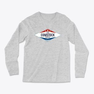 Comstock Nebraska Diamond Star Light Soft Long Sleeve T-Shirt