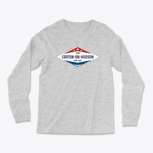 Croton-on-hudson New York Diamond Star Light Soft Long Sleeve T-Shirt