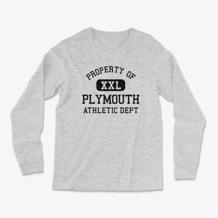 Plymouth Vermont Athletic Dept Light Soft Long Sleeve T-Shirt