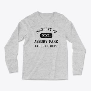 Asbury Park New Jersey Athletic Dept Light Soft Long Sleeve T-Shirt