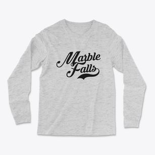 Marble Falls Texas Vintage Team Light Soft Long Sleeve T-Shirt