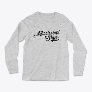 Mississippi State Mississippi Vintage Team Light Soft Long Sleeve T-Shirt