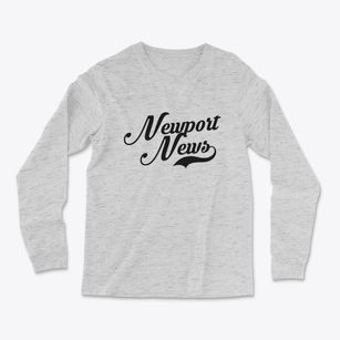 Newport News Virginia Vintage Team Light Soft Long Sleeve T-Shirt