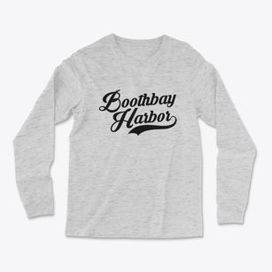 Boothbay Harbor Maine Vintage Team Light Soft Long Sleeve T-Shirt