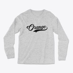 Orange New Hampshire Vintage Team Light Soft Long Sleeve T-Shirt