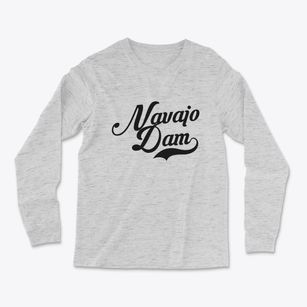 Navajo Dam New Mexico Vintage Team Light Soft Long Sleeve T-Shirt