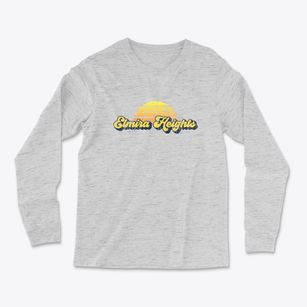 Elmira Heights New York Sublime Sunset Light Soft Long Sleeve T-Shirt