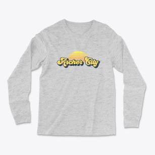 Archer City Texas Sublime Sunset Light Soft Long Sleeve T-Shirt